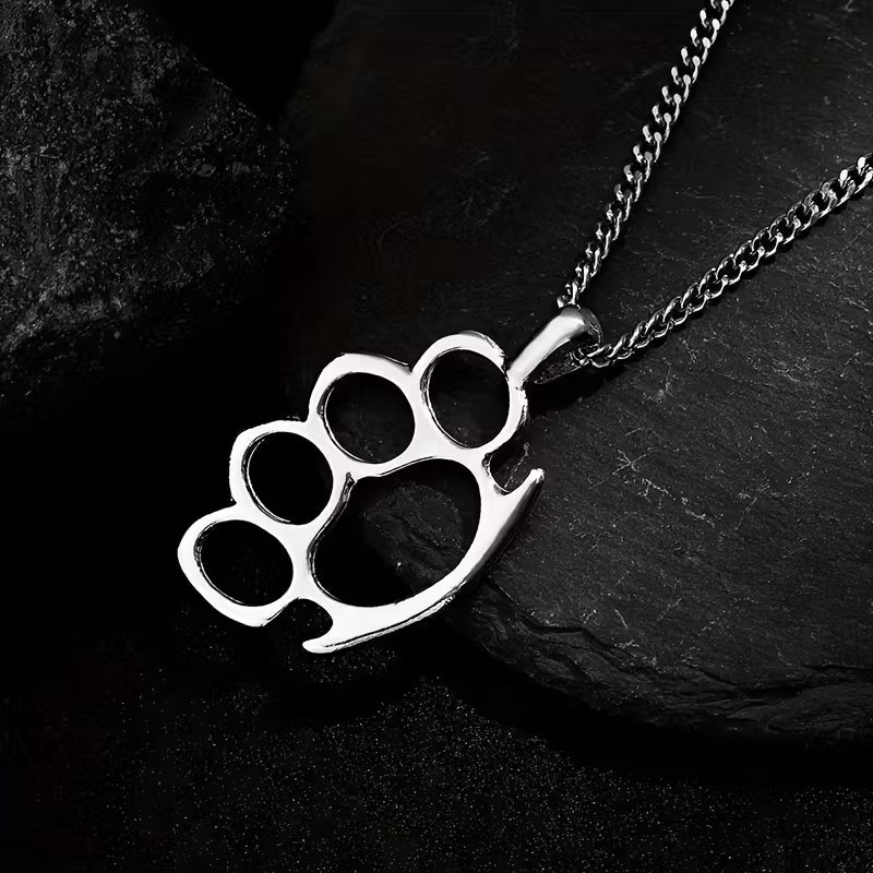 Naszyjnik z wzorem kastet