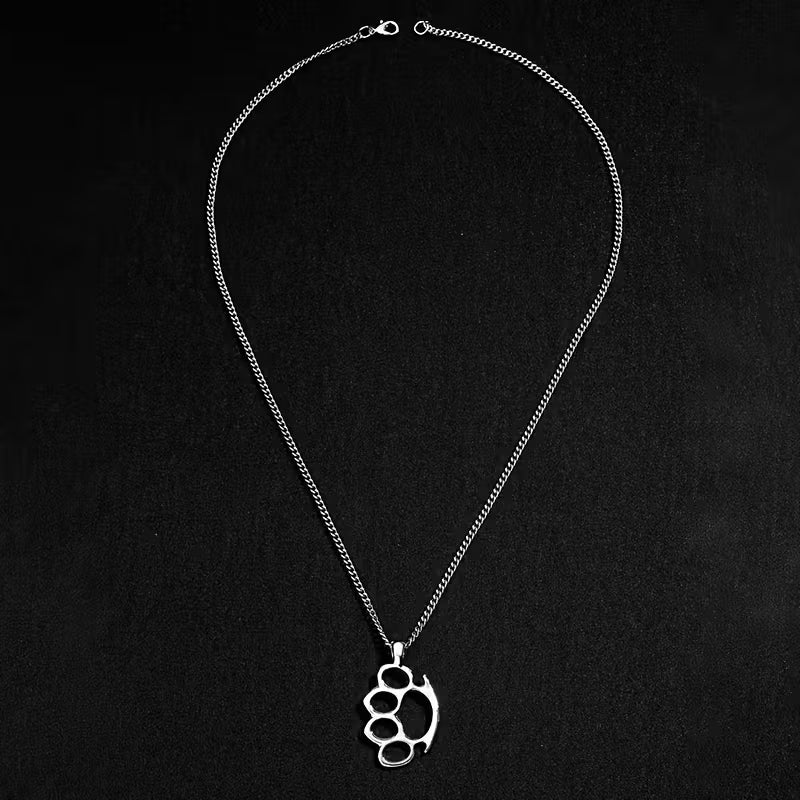 Naszyjnik z wzorem kastet